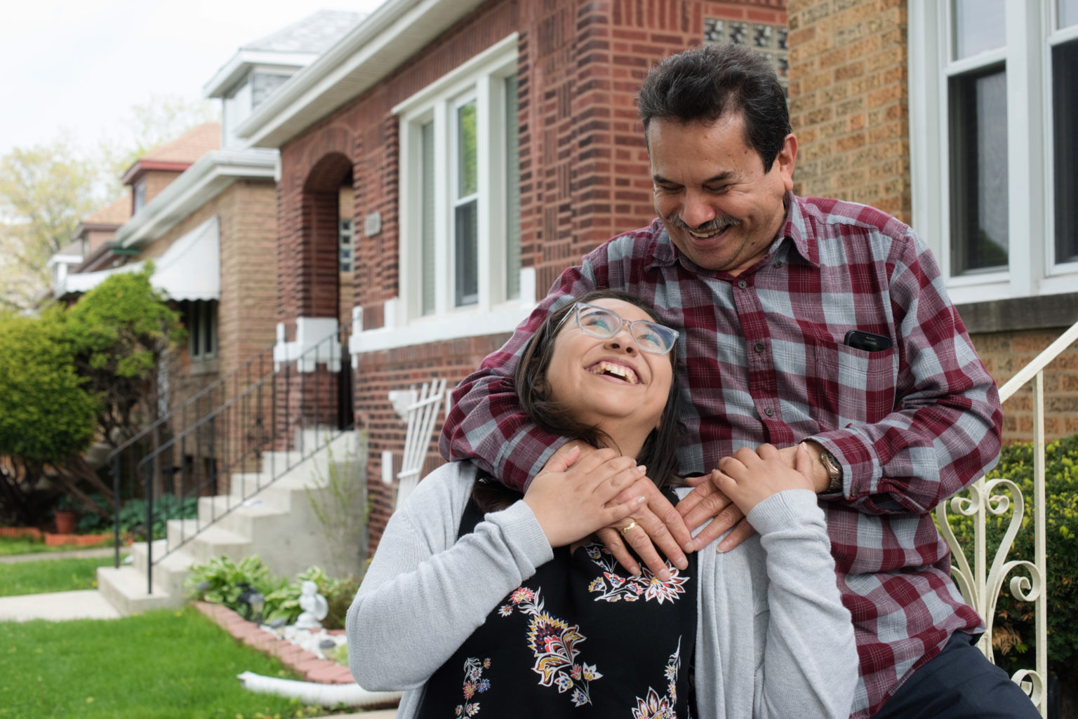 Julissa Garcia with father